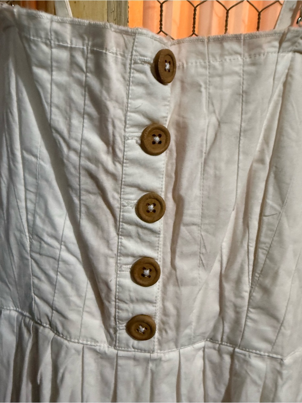 Free People Cream Linen Midi Slip Dress - Picture 6 of 7